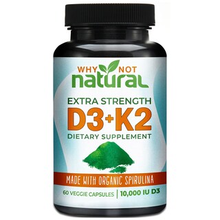 Foto 1 | Foto 1 | Vitamina D3 y K2 Why Not Natural de 10000 Iu con Espirulina - Venta Internacional
