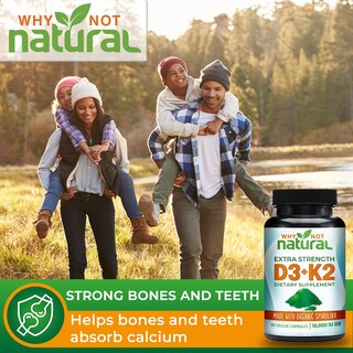 Foto 5 | Foto 5 | Vitamina D3 y K2 Why Not Natural de 10000 Iu con Espirulina - Venta Internacional