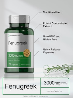 Foto 3 | Foto 3 | Suplemento Horbäach Cápsulas De Alholva 3000 Mg 150 Unidades - Venta Internacional