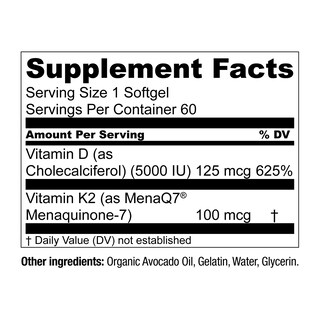 Foto 5 | Foto 5 | Suplemento Live Conscious Vitamina K2 Mk7 D3 5000 Ui - Venta Internacional