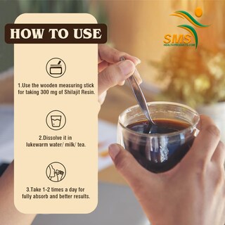 Foto 3 | Foto 3 | Resina Shilajit Smshealthproducts.com Grado Dorado 50 G - Venta Internacional