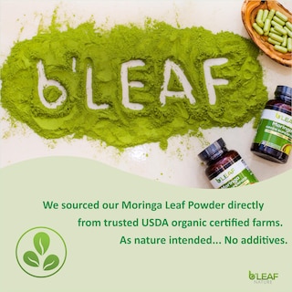 Foto 5 | Foto 5 | Suplemento B'Leaf Nature Pure Organic Moringa Oleifera 1000 mg - Venta Internacional
