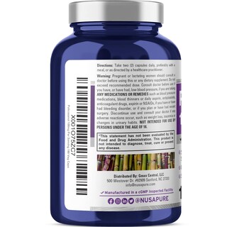 Foto 3 | Foto 3 | Suplemento Policosanol Nusapure 180 Cápsulas Vegetarianas - Venta Internacional
