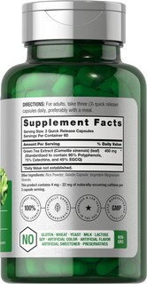 Foto 2 | Foto 2 | Suplemento de Extracto de Té Verde Horbäach 450 mg 180 Cápsulas - Venta Internacional