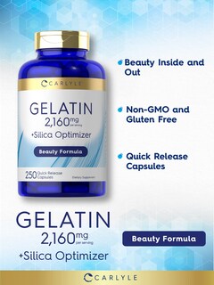Foto 3 | Foto 3 | Suplemento Carlyle Gelatin + Silica Optimizer 250 Cápsulas - Venta Internacional