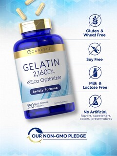 Foto 4 | Foto 4 | Suplemento Carlyle Gelatin + Silica Optimizer 250 Cápsulas - Venta Internacional