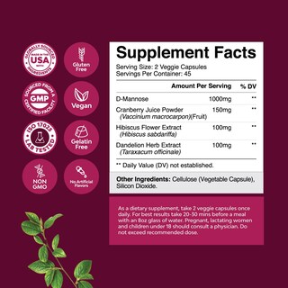 Foto 2 | Foto 2 | Suplemento Natures Craft Urinary Tract Support 90 Cápsulas-Venta Internacional
