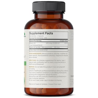 Foto 2 | Foto 2 | Vitamina D3 y K2 Futurebiotics 250 Cápsulas - Venta Internacional