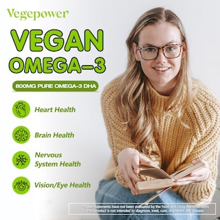 Foto 5 | Foto 5 | Suplementos Vegepower Aceite Vegano de Algas Omega-3 Dha - Venta Internacional