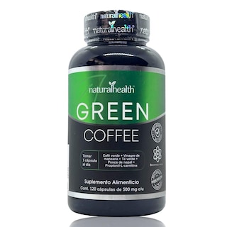 Foto 1 | Foto 1 | Suplemento Natural Health Green Coffee de 120 Cápsulas