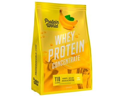 Foto 3 | Foto 3 | Suplemento Alimenticio Protein World Whey Protein Concentrate Sabor Plátano 900 g