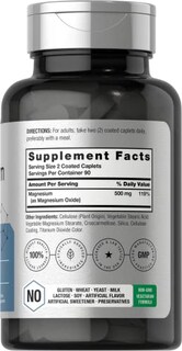 Foto 2 | Foto 2 | Suplemento De Óxido De Magnesio Horbaach 500 Mg 180 Cápsulas - Venta Internacional