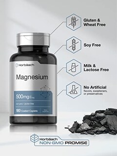 Foto 4 | Foto 4 | Suplemento De Óxido De Magnesio Horbaach 500 Mg 180 Cápsulas - Venta Internacional