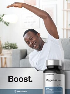 Foto 6 | Foto 6 | Suplemento De Óxido De Magnesio Horbaach 500 Mg 180 Cápsulas - Venta Internacional