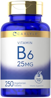 Foto 1 | Foto 1 | Suplemento Carlyle de Vitamina B6 25 mg 250 Comprimidos Vegetariano - Venta Internacional