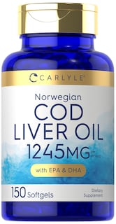 Foto 1 | Foto 1 | Suplemento de Aceite de Hígado de Bacalao Noruego Carlyle 150 Cápsulas Blandas - Venta Internacional