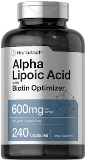 Foto 1 | Foto 1 | Suplemento Horbäach de Ácido Alfa Lipoico 600 Mg Con Biotina 240 Cápsulas - Venta Internacional