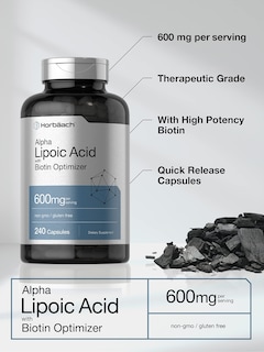 Foto 3 | Foto 3 | Suplemento Horbäach de Ácido Alfa Lipoico 600 Mg Con Biotina 240 Cápsulas - Venta Internacional