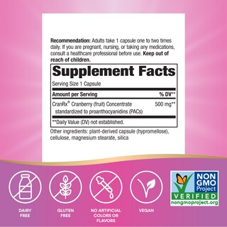 Foto 5 | Foto 5 | Suplemento Nature's Way Cranrx Bioactive Cranberry 30 Cápsulas - Venta Internacional
