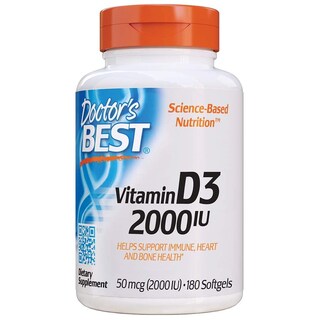 Foto 1 | Foto 1 | Suplemento Doctor's Best de Vitamina D3 2000 UI 180 Comprimidos - Venta Internacional