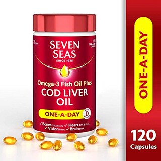 Foto 2 | Foto 2 | Suplemento de Aceite Puro de Hígado De Bacalao Seven Seas 120 Cápsulas - Venta Internacional