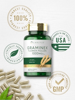 Foto 5 | Foto 5 | Suplemento de Extracto Polen de Flores Carlyle Graminex 1000 Mg - Venta Internacional