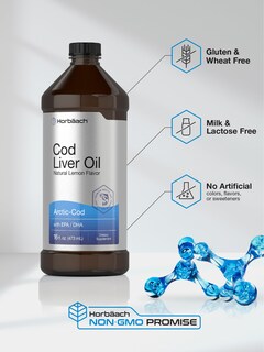 Foto 4 | Foto 4 | Suplemento Horbäach Aceite de Hígado de Bacalao Ártico con Epa/dha 480 ml - Venta Internacional