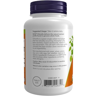Foto 3 | Foto 3 | Suplemento Now Chlorella Orgánica 500 Mg 200 Tabletas - Venta Internacional