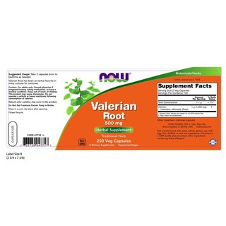 Foto 2 | Foto 2 | Supplement Now Raíz de Valeriana 500 mg 250 Cápsulas Vegetales - Venta Internacional