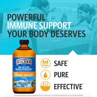 Foto 2 | Foto 2 | Suplemento Sovereign Silver Immune Support de 473 ml-Venta Internacional