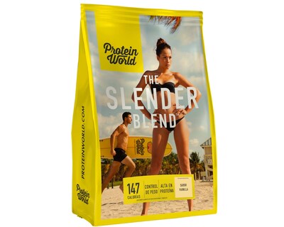 Foto 3 | Foto 3 | Suplemento Alimenticio Protein World The Slender Blend Vainilla 1.2 Kg