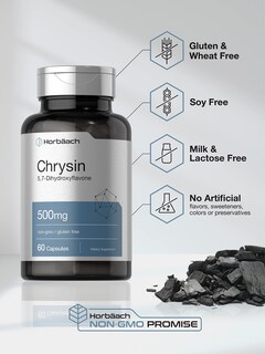 Foto 4 | Foto 4 | Suplemento Horbäach Chrysin 500 Mg 60 Cápsulas con Pasiflora - Venta Internacional