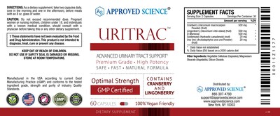 Foto 2 | Foto 2 | Suplemento Aprobado Por Science Uritrac Uti Support 60 Cápsulas X 6 - Venta Internacional
