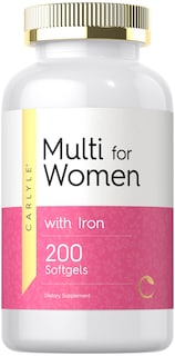 Foto 1 | Foto 1 | Suplemento Multivitamínico Carlyle con Hierro 200 Cápsulas para Mujeres - Venta Internacional