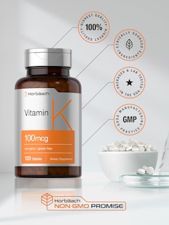Foto 6 | Foto 6 | Suplemento de Vitamina K Horbaach 100 mcg 120 - Venta Internacional