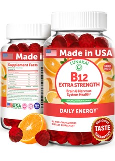 Foto 1 | Foto 1 | Gomitas de Vitamina B12 Lunakai 3000 Mcg de Metil B-12 - Venta Internacional