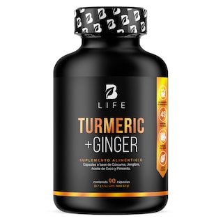 Foto 1 | Foto 1 | Turmeric + Ginger B Life 90 Cápsulas