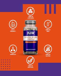 Foto 5 | Foto 5 | Suplementos Flow Supplements de Vitaminas y Minerales 3 Piezas
