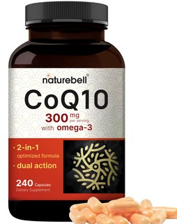 Foto 1 | Foto 1 | Suplemento Naturebell Coq10 Ubiquinona 300 mg con Omega-3 - Venta Internacional