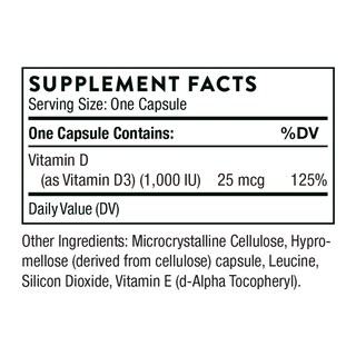 Foto 2 | Foto 2 | Suplemento Thorne de Vitamina D3 1000 Ui 90 Cápsulas - Venta Internacional