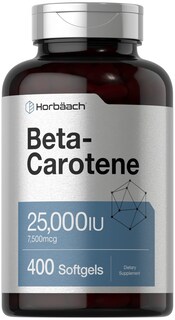 Foto 1 | Foto 1 | Suplemento Horbäach Beta Caroteno 25 000 Ui 400 Softgels - Venta Internacional