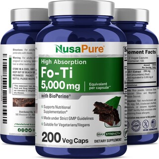 Foto 4 | Foto 4 | Suplemento Nusapure Fo-ti de 5000 mg 200 Cápsulas Vegetarianas - Venta Internacional