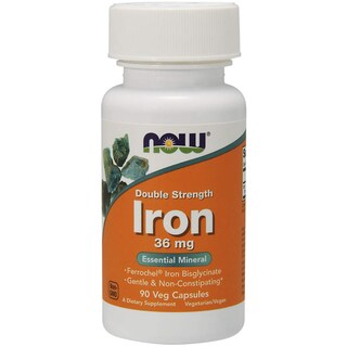 Foto 1 | Foto 1 | Suplemento Now Iron 36 mg de Doble Concentración 90 Cápsulas Vegetarianas - Venta Internacional