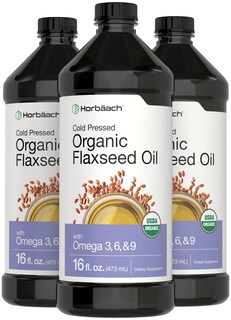 Foto 1 | Foto 1 | Aceite de Linaza Orgánico Horbäach 480 ml Paquete de 3 - Venta Internacional