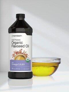 Foto 7 | Foto 7 | Aceite de Linaza Orgánico Horbäach 480 ml Paquete de 3 - Venta Internacional