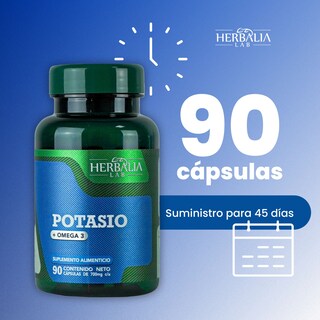Foto 5 | Foto 5 | Suplemento Herbalia Lab De Citrato De Potasio + Omega 3 Apoyo Nutricional Diario