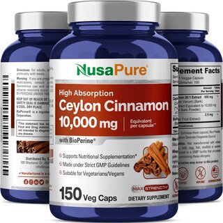 Foto 4 | Foto 4 | Suplemento Nusapure de Canela de Ceilán 10,000 mg 150 Cápsulas - Venta Internacional