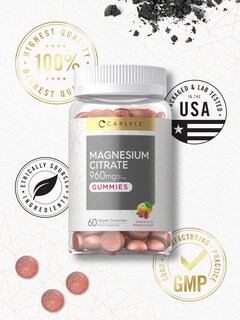 Foto 6 | Foto 6 | Suplemento Carlyle en Gomitas De Citrato De Magnesio 960 Mg, 60% Veganas - Venta Internacional