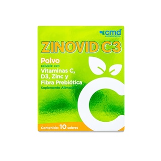 Foto 1 | Foto 1 | Suplemento Alimenticio CMD LABORATORIO Zinovid C3 Polvo 10 Sobresc CMD