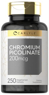 Foto 1 | Foto 1 | Suplemento de Picolinato de Cromo Carlyle 200 Mcg 250 Tabletas - Venta Internacional